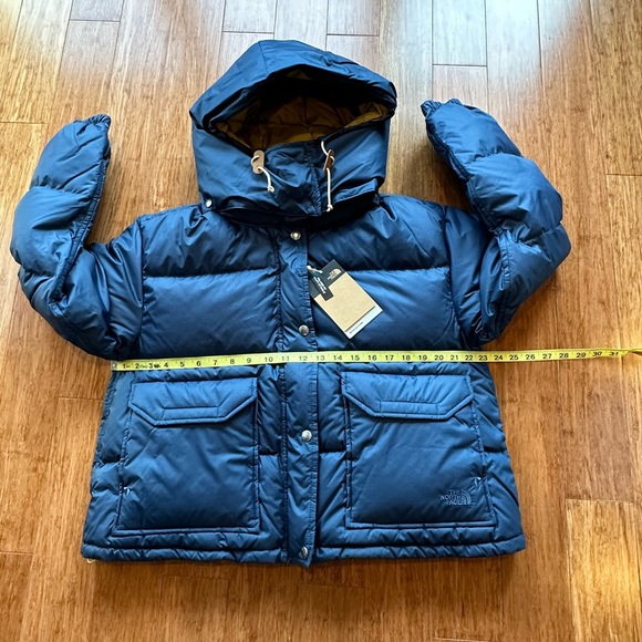 The North Face Women’s 71 Sierra Down Cropped Jacket in Shady Blue Size Small - Picture 10 of 12